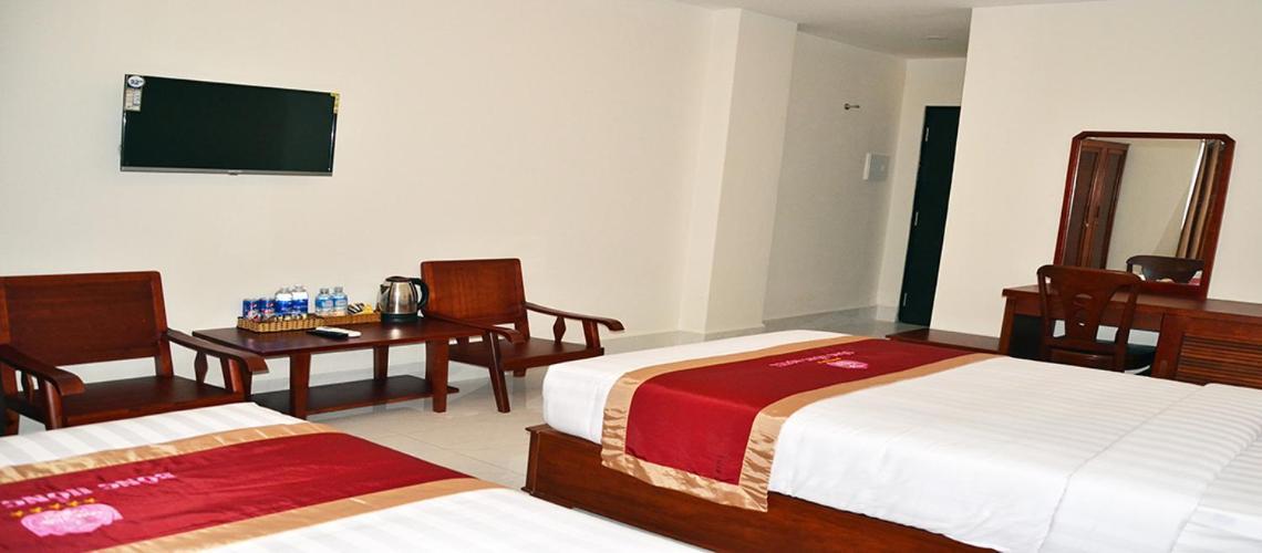 Hotel Khach San Bong Hong Sa Dec Esterno foto