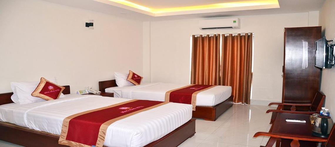 Hotel Khach San Bong Hong Sa Dec Esterno foto