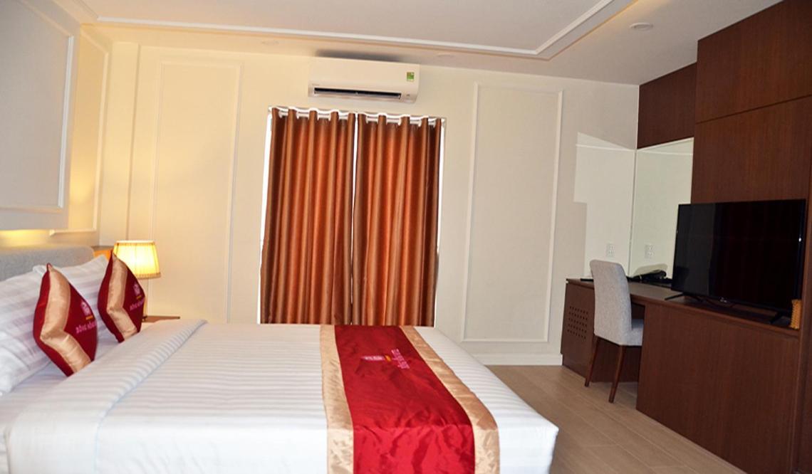 Hotel Khach San Bong Hong Sa Dec Esterno foto